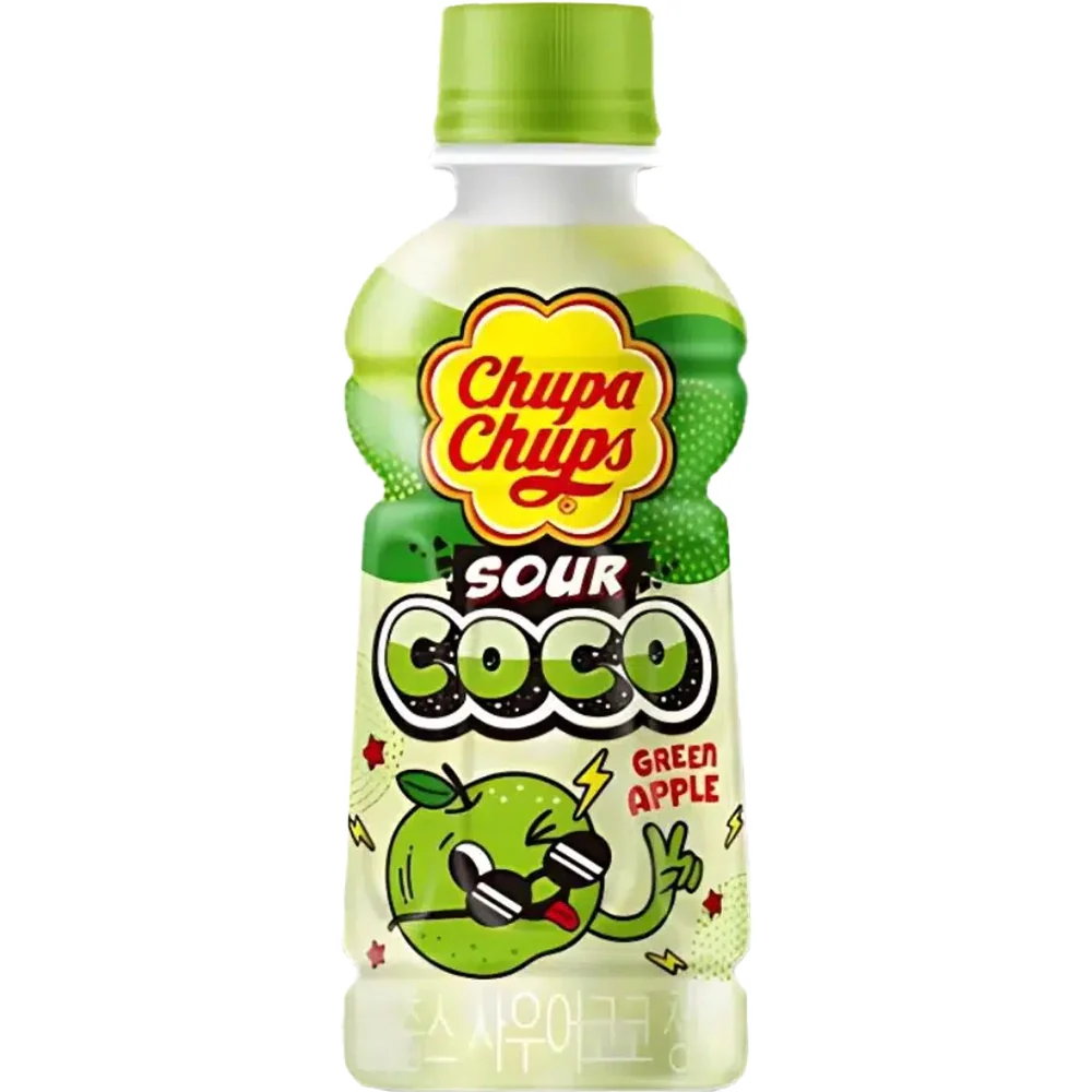 CHUPA CHUPS Sour Coco Green Apple 240ml x 24