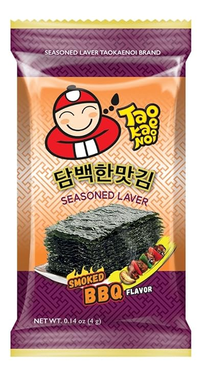 BARBECUE FLAVORED SEAWEED SHEET 88g (22g*4)