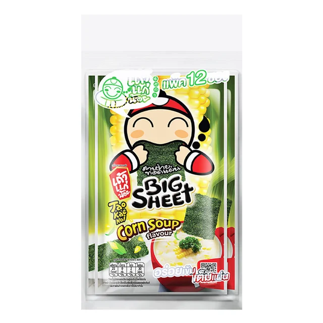CORN SOUP FLAVORED SEAWEED SHEET 88g (22g*4)