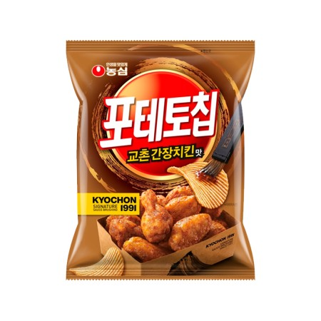 NONGSHIM POTATO CHIP KYOCHON SOY SAUCE CHICKEN FLAVOR 55g