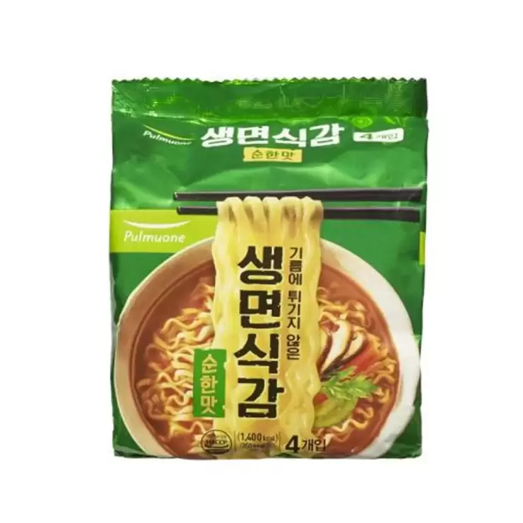 PULMUONE NON-FRIED RAMEN MILD 97.4g*4
