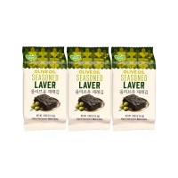 DELIEF Olive Oil Seasoned Laver HALAL - 4.5g × 3p × 24 pack format