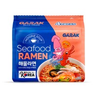 GARAK Seafood Ramen - 122g × 4p × 8 pack format